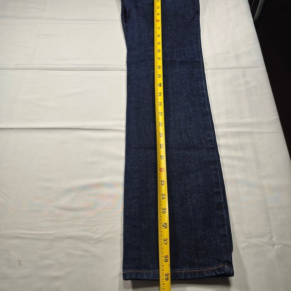 Y2k Abercrombie & Fitch Erin Slim Bootcut Jeans Dark Wash Stretch 4S W27 L31 - Picture 10 of 10